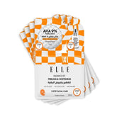 ELLE Radiance Kit Peeling and Whitening Mask - 4 Pcs